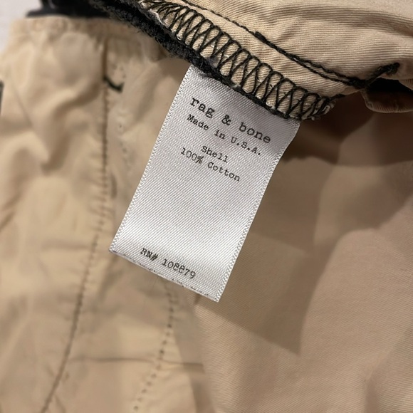 rag & bone - Men’s 100% cotton pants in slate gray - Picture 3 of 8